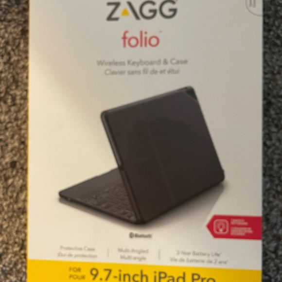 New Zagg Folio Wireless Keyboard & Case - Picture 7 of 9